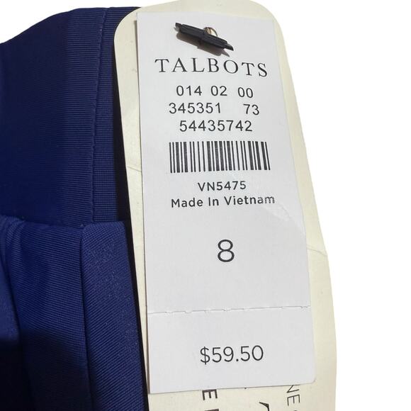 NWT Miraclesuit + Talbots collaboration navy blue swim skirt Size 8 - Picture 4 of 9